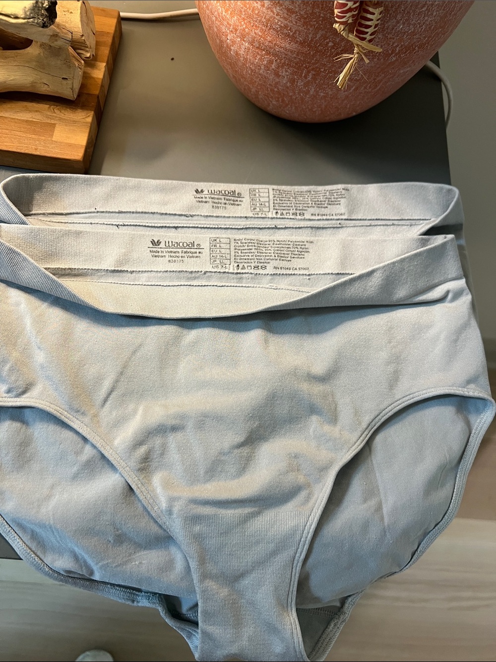 Wacoal Light Blue spandex Briefs